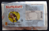 Vitamin Burung Supervit Powder