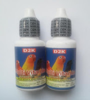 Vitamin Burung Lovebird Ternak D2K